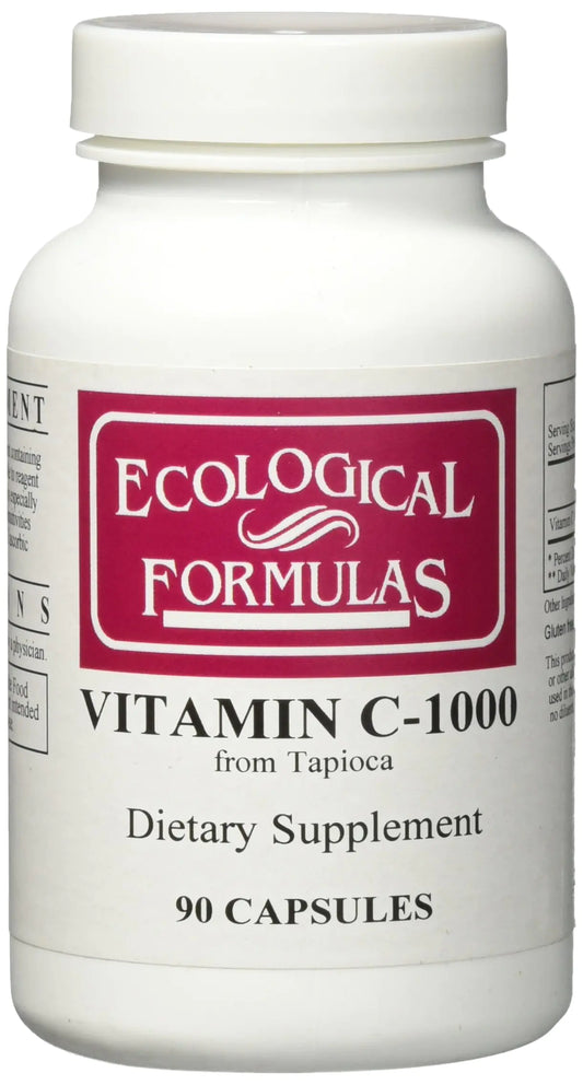 Ecological Formulas Vitamin C-1000 Capsule from Tapioca 90 Count