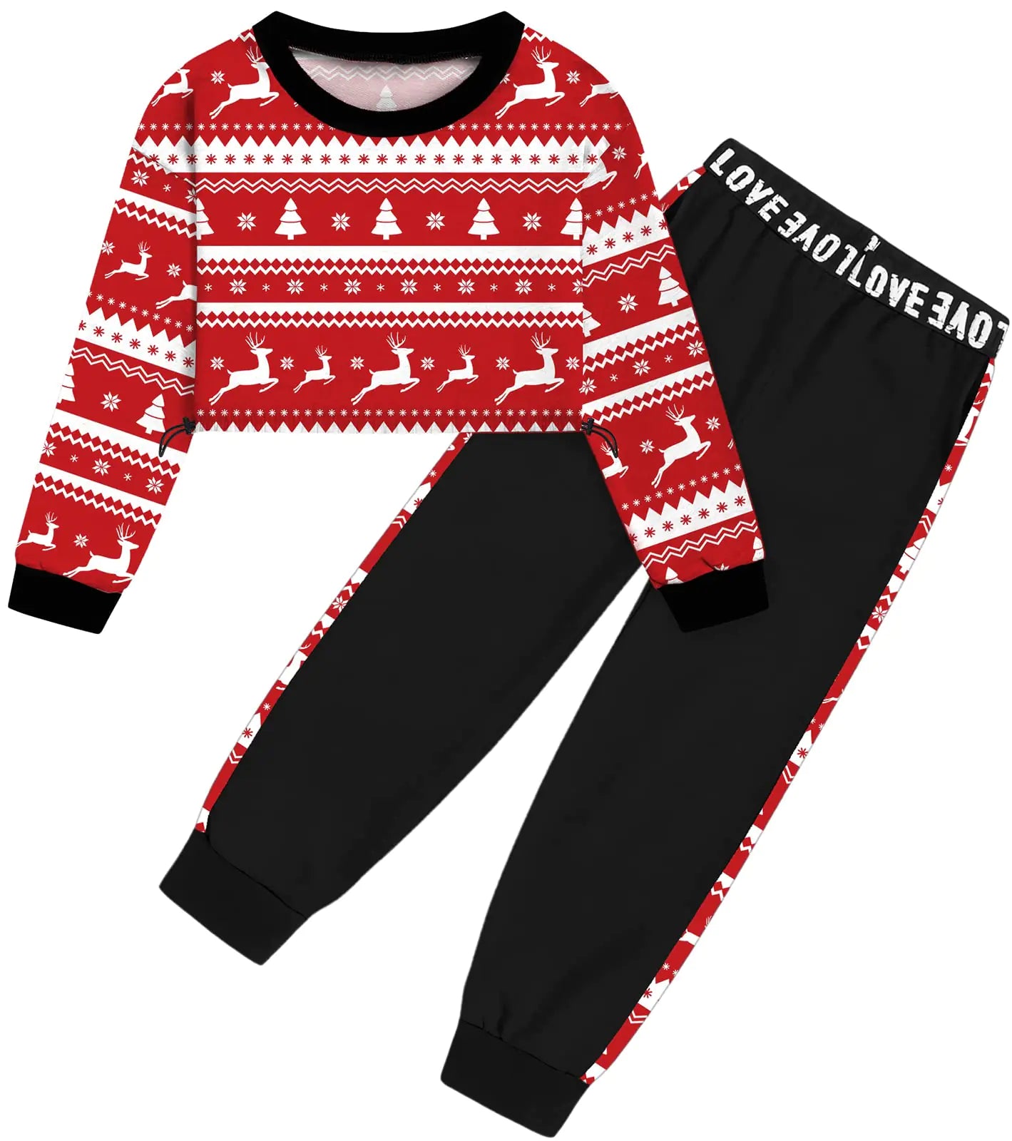 Betusline Girls 2 Piece Outfits Cute Fall Winter Clothing Sets 4-5T